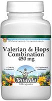 Valerian and Hops Combination - 450 mg (100 Capsules, ZIN: 513920) - 3 Pack