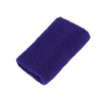 Healifty Waistband Colorful Wrist Sweatbands Athletic Cotton Terry Cloth Wristbands for Gym Sports (Blue)