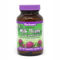 BlueBonnet Milk Thistle Fruit and Seed Extract Supplement, 120 Count