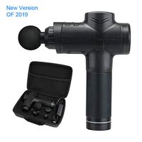 Adealink Massage Gun, Massage Device Professional Deep Muscle Massager Low Noise Massage Device Pain Relief Percussive Therapy Portable Handheld Adjustable Variation 4 Heads for Muscle Tension Relief