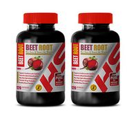 Brain Support Supplement - Beet Root 1000MG - Rich Source of Vitamins and Minerals - Beets Supplement Capsules - 2 Bottles 240 Capsules