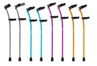 Thomas Fetterman Euro-Style Aluminum Forearm Crutches with Flip Cuff, Small, Titanium Grey