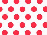 Red Polka DOTS on White Tissue Paper for Gift Wrapping 20"x30" Sheets (50)