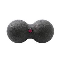 GZS Foam Deep Tissue Peanut Massage Ball for Yoga Plantar Fasciitis Pain Relief, EVA Trigger Point Pressure Roller Ball Massage Tool for Sore Muscles, Black