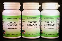 Garlic Cayenne, Made in USA - 180 (3x60) softgels