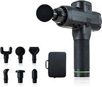 Massage Gun - Deep Tissue Percussion Muscle Massager for Pain Relief, Handheld Electric Body Massager Sports Drill Portable Super Quiet Brushless Motor，Black