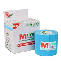 Nuoda Athletic Sports Tape,Strong Easy Tear No Sticky Residue Tape,Strapping Knee Muscle for Athlete & Medical Trainers-Waterproof (Sky Blue, 5cm*3M)