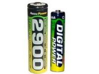 2 x AAA (1200 mAh) + 2 x AA (2900 mAh) NiMH AccuPower Batteries