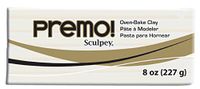 Premo Sculpey Polymer Clay 8oz, White