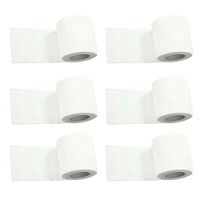 ESUPPORT 2 Inches X 5 Yards White Self Adherent Cohesive Wrap Bandages Adhesive Wounds Strong Elastic First Aid Tape for Sport Wrist Ankle 6 Count