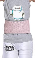 WENDYWU Kids Adjustable Waist Belt Brace Support Ballet Dance Protector Abdominal Band for Back (Pink)
