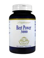 Metaphormine Super Beet Root Powder 3000mg Capsules - Supports Healthy Blood Pressure - Best High Fiber Supplement Capsules - 200 Beet Root Capsules (200 Day Supply)