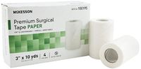 McKesson 100195 Premium Surgical Tape, Paper, 3" Width, 10 yd. Length, 3" Width, 360" Length (Pack of 40)
