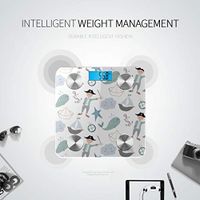 Bluetooth Scale for Weight Cartoon Creative Colorful Pirate Weight Scale Body Fat Body Fat Composition Monitor Analyzer with Smartphone App for Body Management-396 Lbs