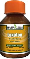 Laxoton - for Healthy Constipation Relief (Organic Product) 100 Tablets, 500 Mg.