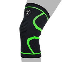 Compression Knee Sleeve for Runners- Best Knee Support for Arthritis Pain, Meniscus Tear, ACL, Pain, Injury, Knee Sleeve for Sleeping. Non-Slip Plus Size Knee Brace for Men, Women (S Green)