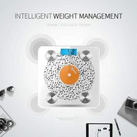Color Music Posters Card Electric Scales for Weight in Body Scale Most Accurate Bathroom Scale Tracks 8 Key Compositions Analyzer Sync with Fitness Apps 400 Lbs