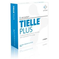 TIELLE Plus Adhesive Hydropolymer Dressing 4-1/4" x 4-1/4" [Carton of 10]