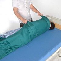 YxnGu Positioning Under Pad - Multipurpose Waterproof Positioning Bed Pad with 8 Handles - Supports Up to 300 Lbs - Protects Bed Fabric
