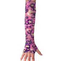 QG ZZX Pink Hearts Galaxy Unisex Compression Arm Sleeves UV Protection Performance Arm Sleeve - for Outdoor Sports Baseball,Basketball,Football (1 Pair)