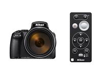 Nikon COOLPIX P1000 16.7 Digital Camera with 3.2" LCD, Black with Bluetooth Camera Remote Control, Black