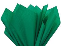 Emerald Green Tissue Paper 15 Inch X 20 Inch - 100 Sheets Premium Tissue Paper A1 bakery supplies Made in USA