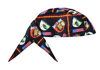 Occunomix TN6-MOT Tuff Nougies Deluxe Tie Hat with Elastic, Motorbike