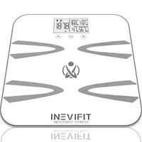 INEVIFIT Body-Analyzer Scale, Highly Accurate Digital Bathroom Body Composition Analyzer, Measures Weight, Body Fat, Water, Muscle, BMI, Visceral Levels & Bone Mass for 10 Users. 5-Year Warranty