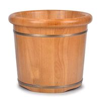 Bathroom Accessory Sets Foot Bath Barrel Home Height Foot Bath Barrel Detox Massage SPA Barrel No Lid (Color : Beige, Size : 404035cm)