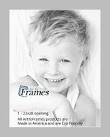 22x28 Gray / TV Grey Custom Mat for Picture Frame with 18x24 opening size (Mat Only, Frame NOT Included)