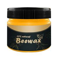 Wooden Seasoning Beewax Multipurpose Natural Beeswax Furniture Care Waterproof Floor Polish Cleaning Beeswax (Beewax, One Size)