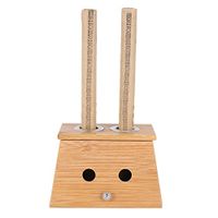 Chompunut Bamboo Box Health Care Healing Therapy Moxa Roll Sticker Moxibustion Holder Case Massage Device Moxa Roll Holder Tool (Type1)
