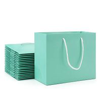 Gift Bags with Handles, Eusoar 20pcs 12.5" x 4.5" x 11" Kraft Paper Bags Bulk, Shopping Bags with Handles, Lunch Bags, Merchandise Bag, Party Bags, Retail Handle Bags, Wedding Bags