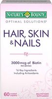 Nature's Bounty Hair, Skin and Nails Formula, 180 Coated Caplets (3 X 60 Count Packages)