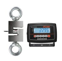 Optima Scales OP-926-10000 Digital Hanging Scale with High Precision Load Cell and Indicator, 10,000 lbs x 2 lbs