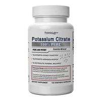 Superior Labs - Potassium Citrate NonGMO Supplement - 100 mg Dosage, 120 Vegetable Capsules - Maintains Overall Health - Supports Kidney Function - Electrolyte Mineral Balance