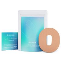 Adhesive Bandage Patches Compatible with Dexcom G6 (30-Pack Set) – Waterproof, Sweatproof Continuous Glucose Monitor Sensor Cover Tape for Sensitive Skin – Diabetes and Diabetic Supplies – Nude