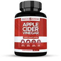 100% Natural Apple Cider Vinegar Pills - Powerful 500 mg Pure ACV Capsules with Cayenne Pepper for Healthy Diet & Weight Loss, Body Detox & Cleanse for Women & Men - Vegan, Non-GMO, Gluten Free