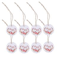 Supvox 100pcs Thank You Gift Tags,Delicate Antler Gift Hanging Tags Paper Package Tags Labels Wedding Favor Tags