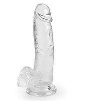 7 inch Crystal Realistic D-i-l'do Female Relax Massager for Women Men