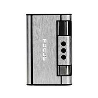LouisaStore Cigarette Case Dispenser with Butane Jet Torch Lighter (Holds 8)