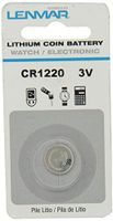Lenmar Coin Cell Battery Replaces OEM Ansi 5012LC AWI L04 NEDA 5012LC Panasonic CR1220 Renata BR1220 Seiko SBT13 Sony CR1220 Timex PA