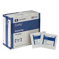 COVIDIEN Curity Alcohol Prep Pads, 5750, Sterile, Medium, Box of 200, 2-Ply, Special Piece of 2 Boxes, (Model: 5750(2))