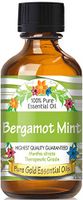 Pure Gold Bergamot Mint Essential Oil, 100% Natural & Undiluted, 60ml