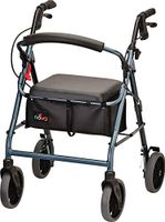 NOVA Zoom Rollator Walker with 22” Seat Height, Blue
