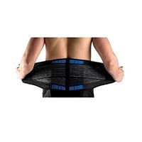 Targarian Neoprene Double Pull Lumbar Back Support Brace - Large