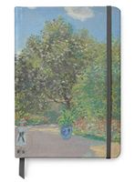 Claude Monet Art UV Printed on PU Leather A5 Bullet Dotted Journal Notebook