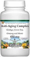 Anti-Aging Complex - Ginkgo, Green Tea, Ginseng and More - 450 mg (100 Capsules, ZIN: 517066) - 3 Pack