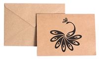 Peacock Stationery Note Card Set