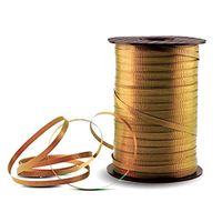 Curling Ribbon 3/16 Inch X 500 Yards Gold Pkg/3
